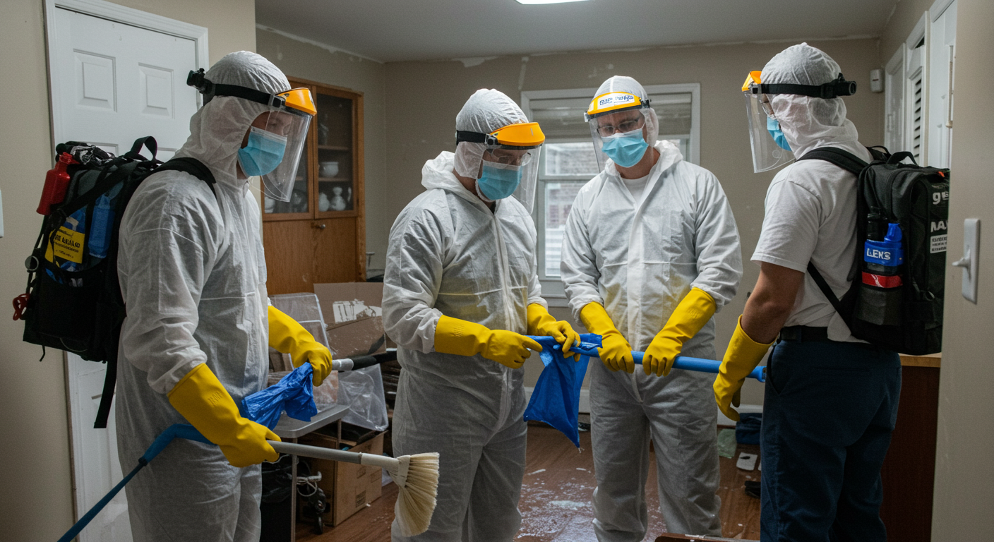 Restoration Team at Work