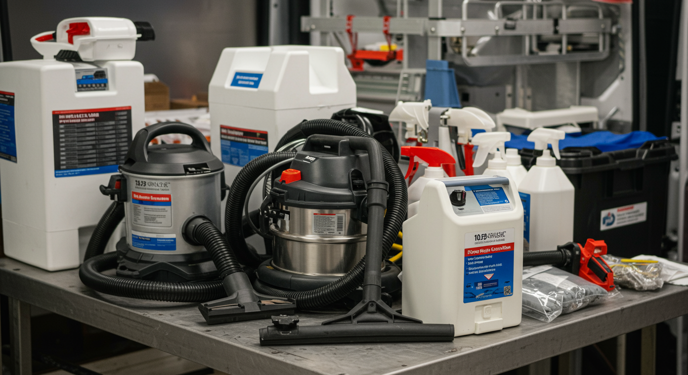 Specialized Fire Cleanup Tools and Equipment